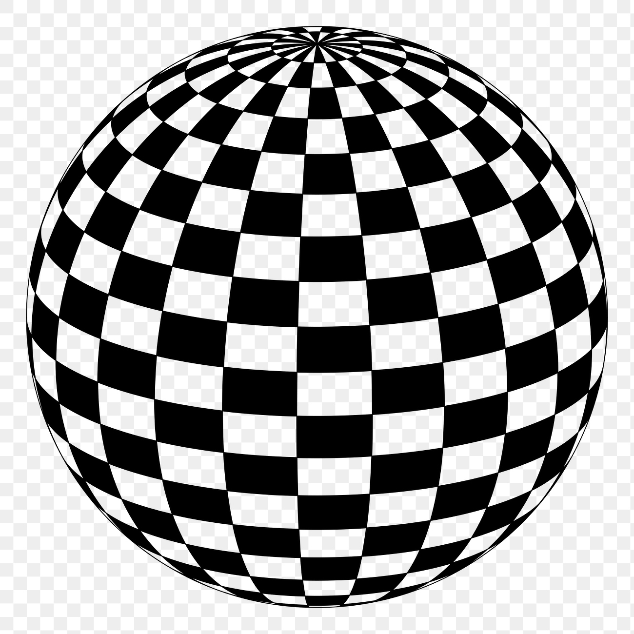 Ball png sticker, pattern illustration